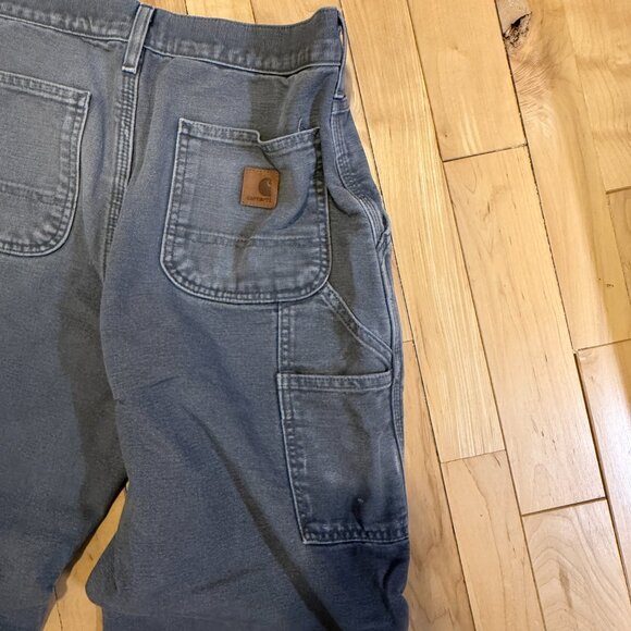 Carhartt Flannel Lined Pants Men's 30 Grey EUC - Picture 8 of 12